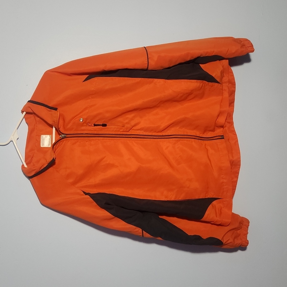 Orange Danskin Now Windbreaker XL